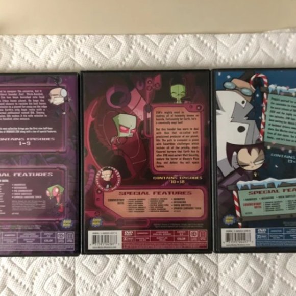 Invader ZIM [Original COMPLETE VOLUMES 1-3] DVD Collection - Picture 2 of 9